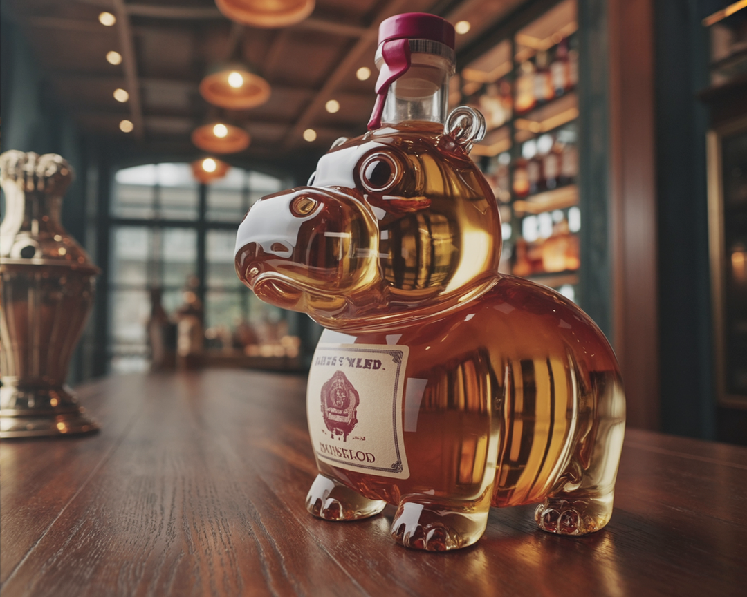 Mia Ottawa - Hippopotamus Edition Whisky Flask