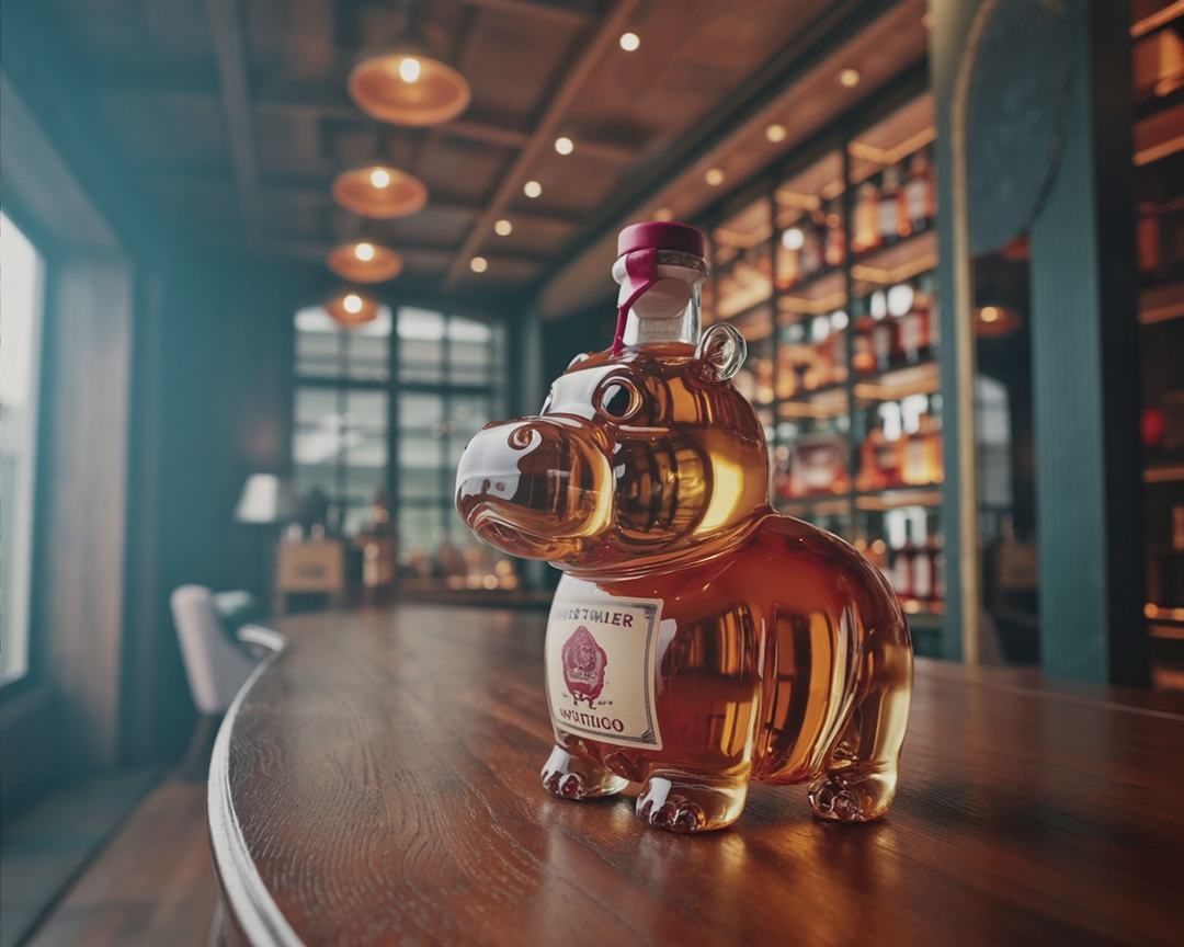 Mia Ottawa - Hippopotamus Edition Whisky Flask