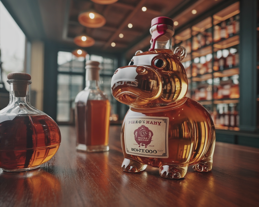 Mia Ottawa - Hippopotamus Edition Whisky Flask