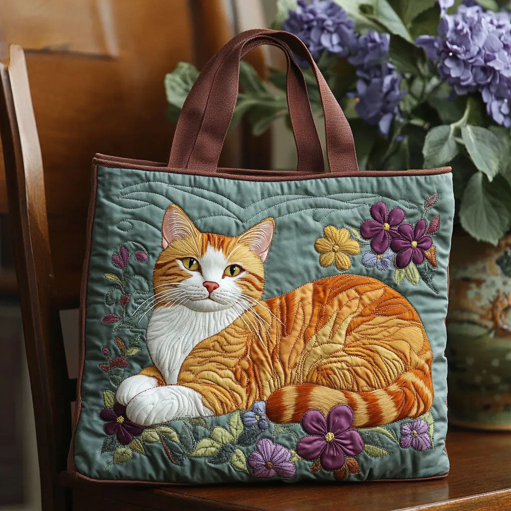 Mia Ottawa - Charming Cat Embroidered Tote