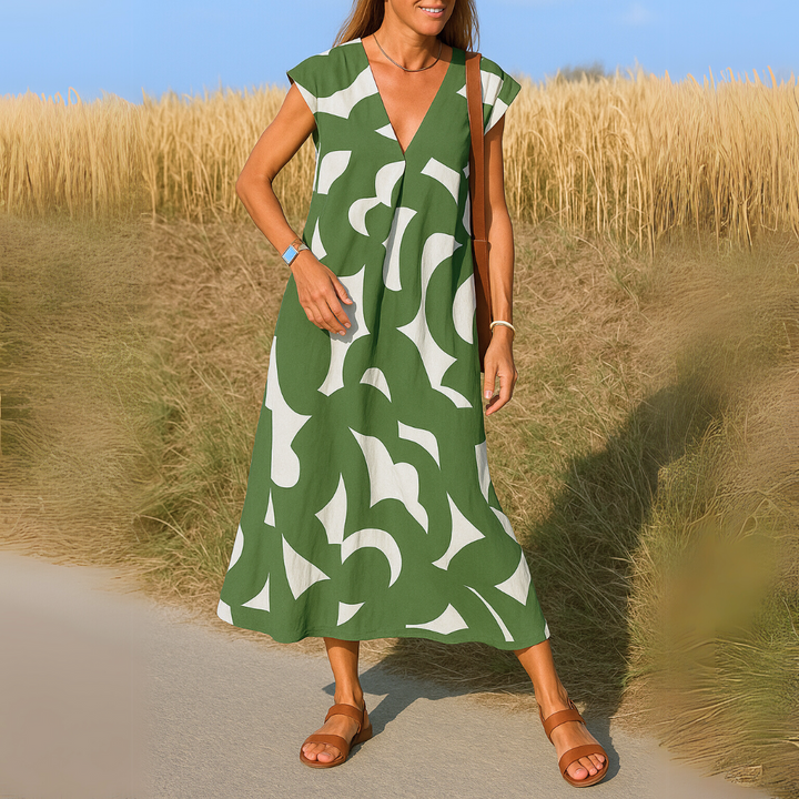 Anouk Abstract Maxi Dress