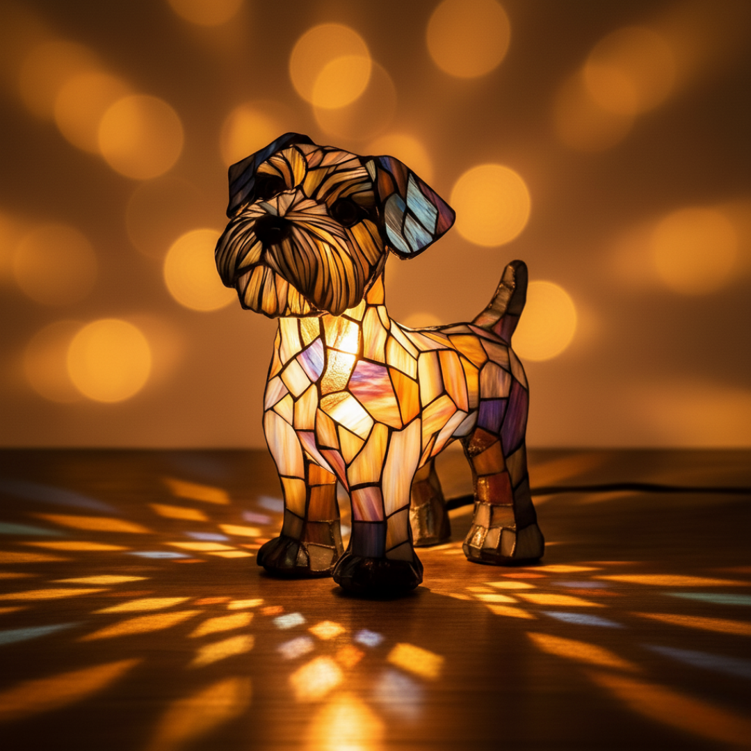 Mia Ottawa - Artistic Terrier LED Lamp