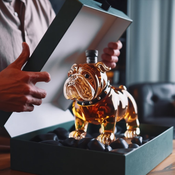 Mia Ottawa - Bulldog Whisky Flask