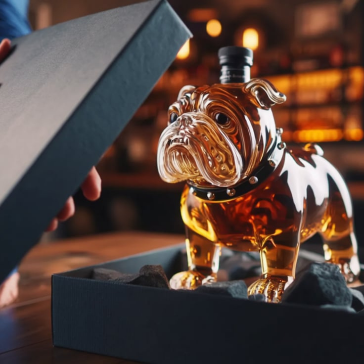 Mia Ottawa - Bulldog Whisky Flask