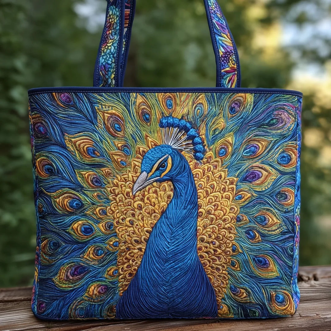 Mia Ottawa - Artisan Peacock Tote Bag