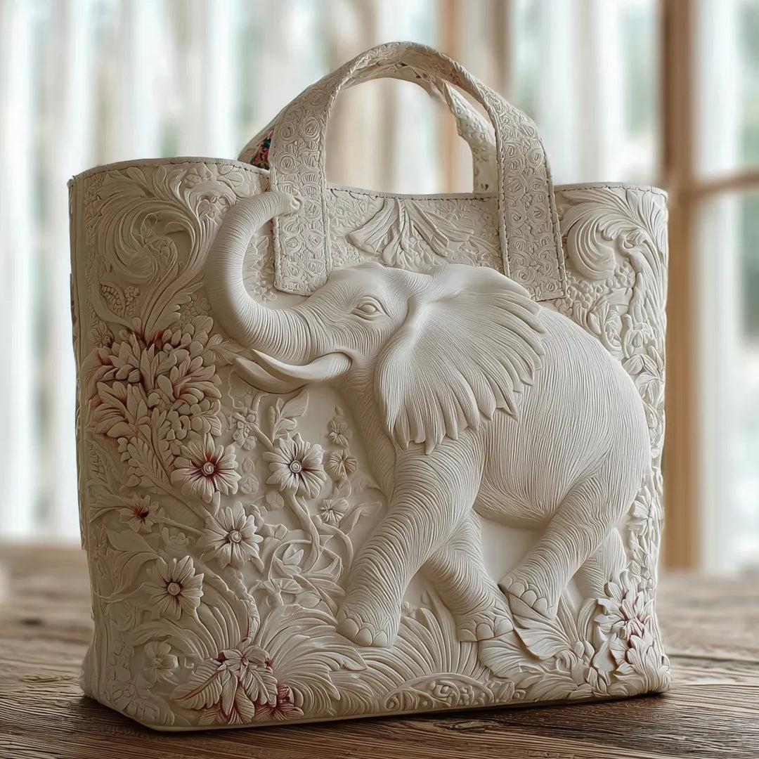 Mia Ottawa - Artisan Elephant Tote Bag