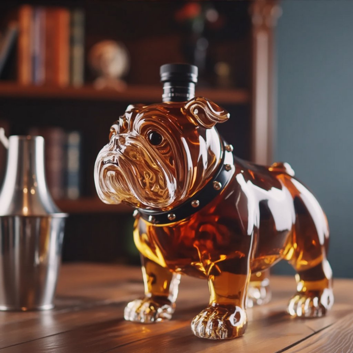 Mia Ottawa - Bulldog Whisky Flask