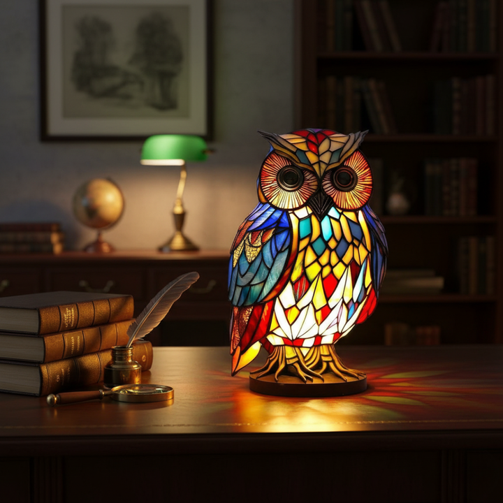 Mia Ottawa - Artistic Owl Lamp