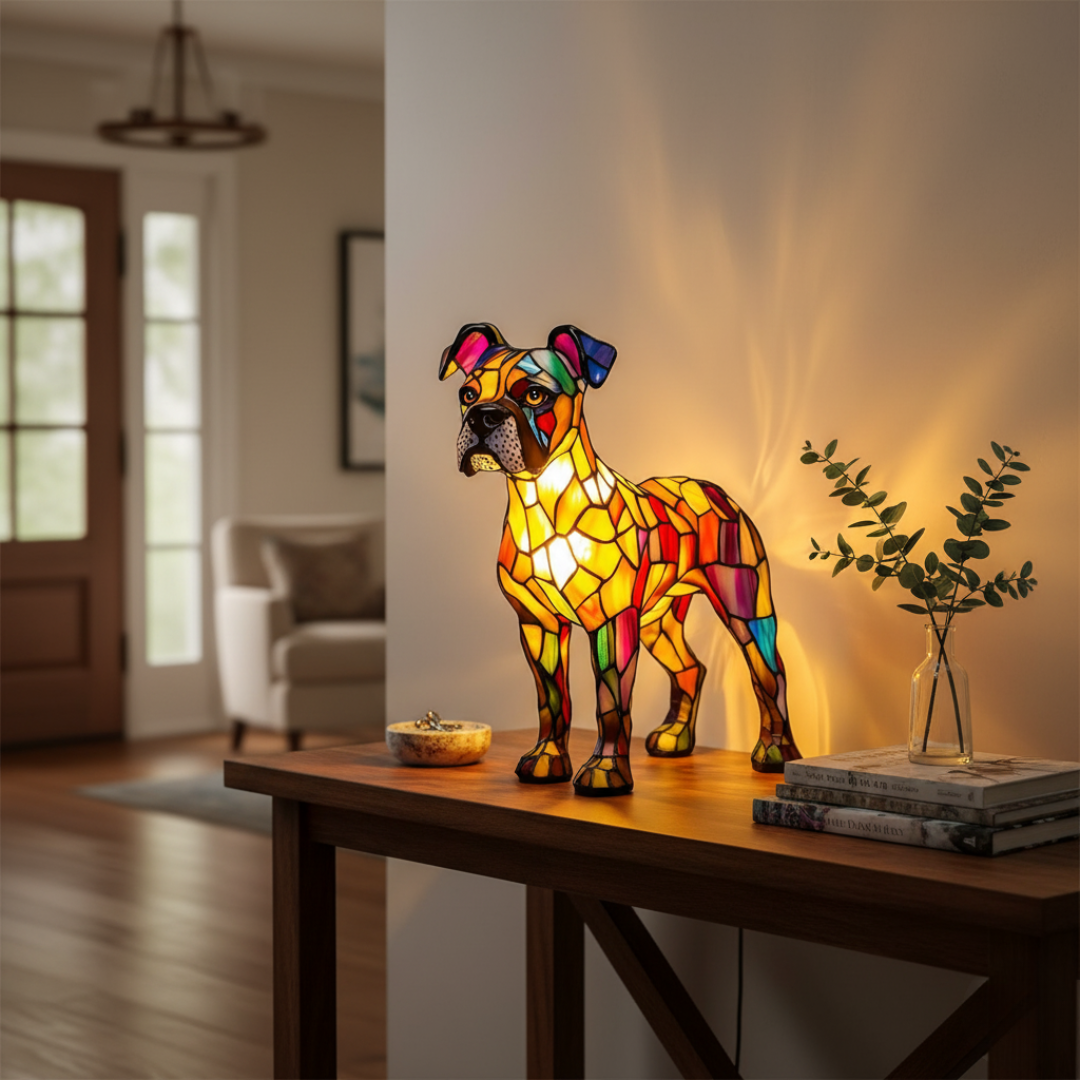 Mia Ottawa - Geometric Boxer Lamp