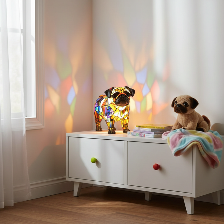 Mia Ottawa - Artistic Pug Lamp