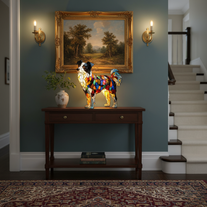 Mia Ottawa - Artistic Dog Figurine Lamp