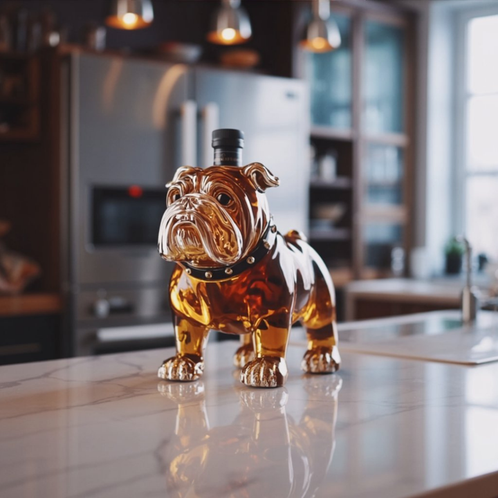 Mia Ottawa - Bulldog Whisky Flask