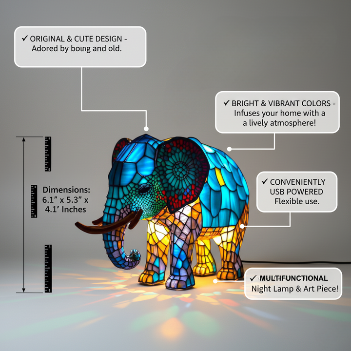Mia Ottawa - Charming Elephant Lamp