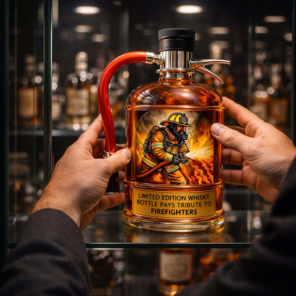 Mia Ottawa - Fire Extinguisher Shaped Whisky Bottle