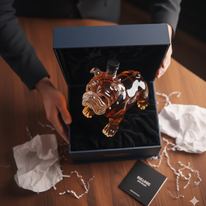 Mia Ottawa - Bulldog Whisky Flask