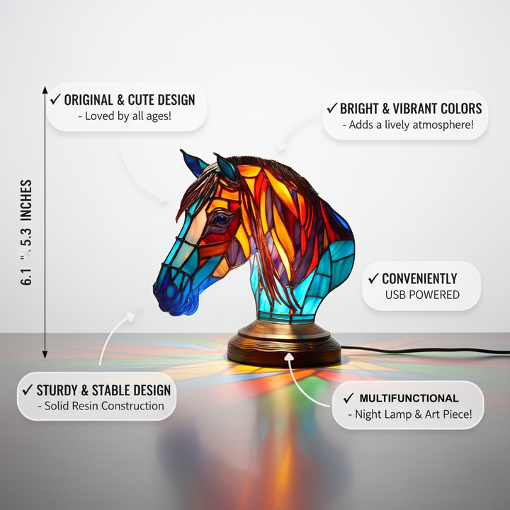 Mia Ottawa - Majestic Horse Lamp