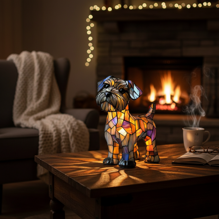 Mia Ottawa - Artistic Terrier LED Lamp
