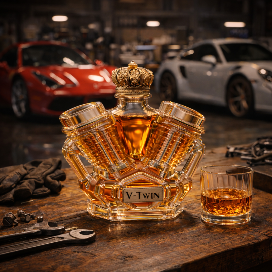 Mia Ottawa - V-Twin Whisky Flask