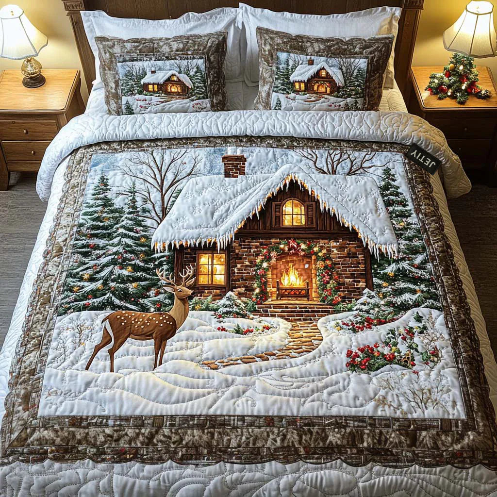 Mia Ottawa - 3-Piece Quilted Bedding Set