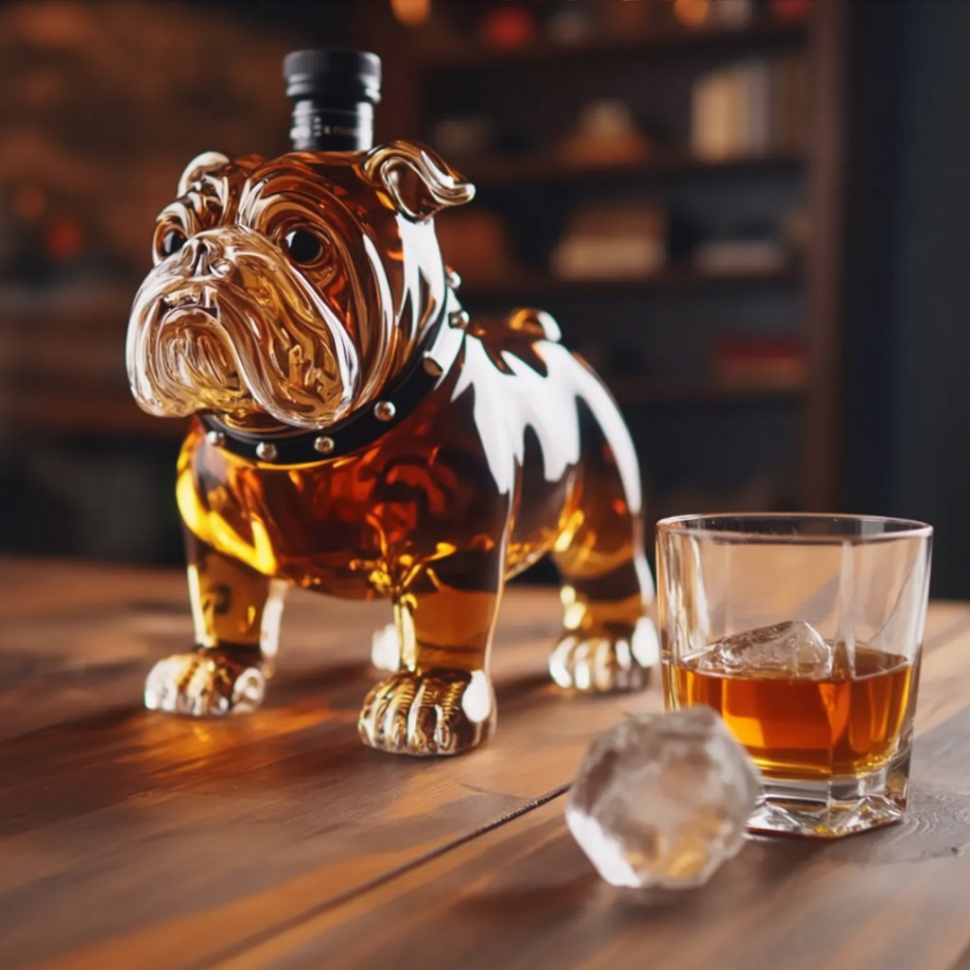 Mia Ottawa - Bulldog Whisky Flask