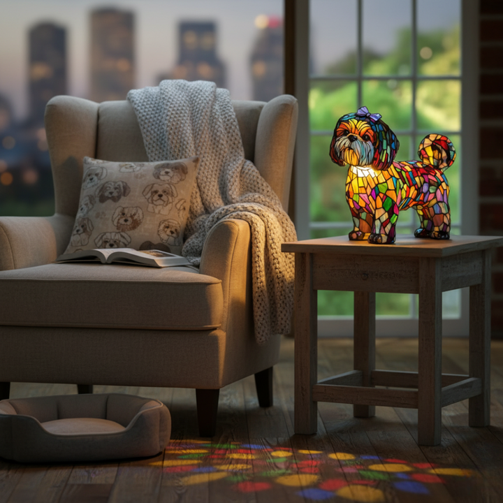 Mia Ottawa - Geometric Dog Lamp