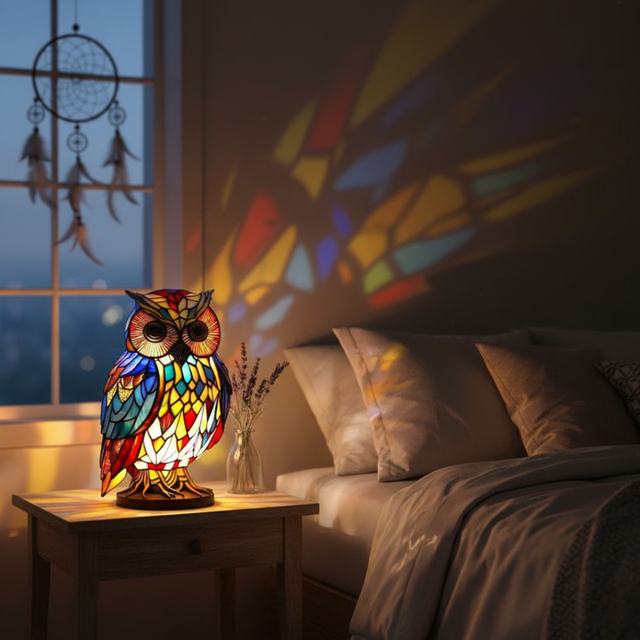 Mia Ottawa - Artistic Owl Lamp