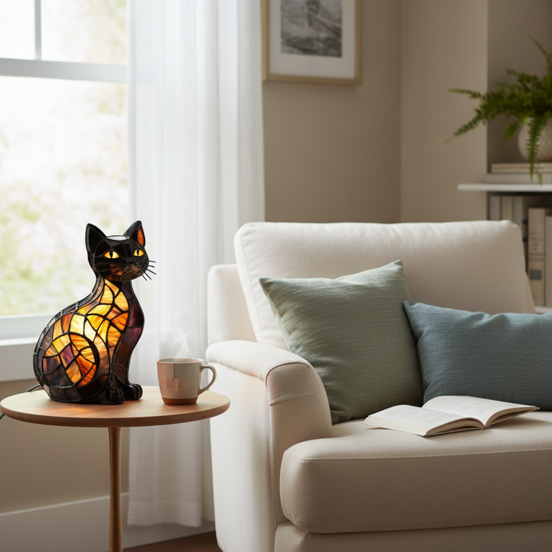 Mia Ottawa - Artistic Cat LED Lamp