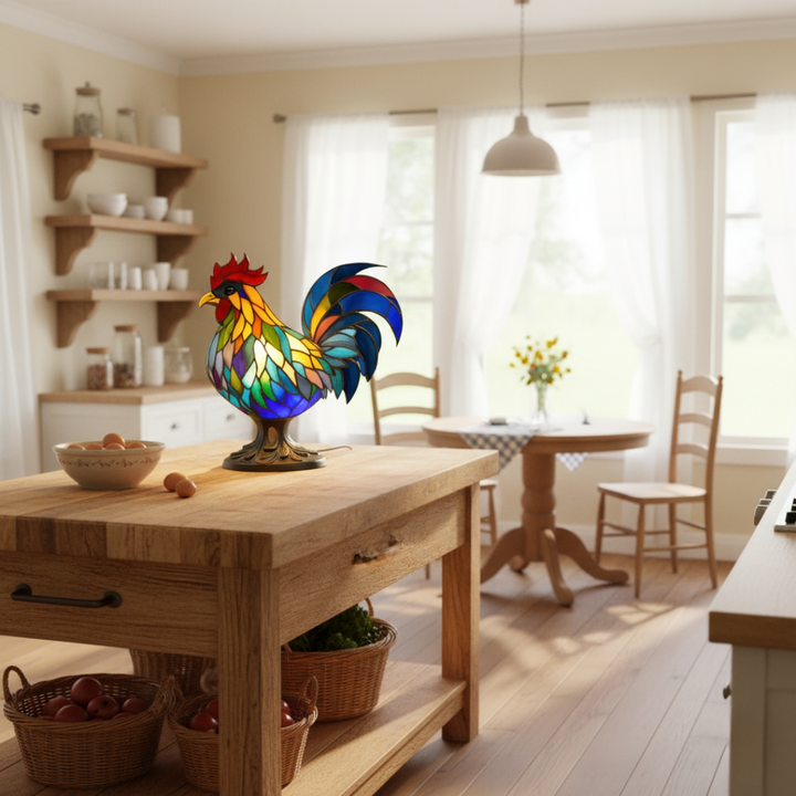 Mia Ottawa - Artistic Rooster Lamp
