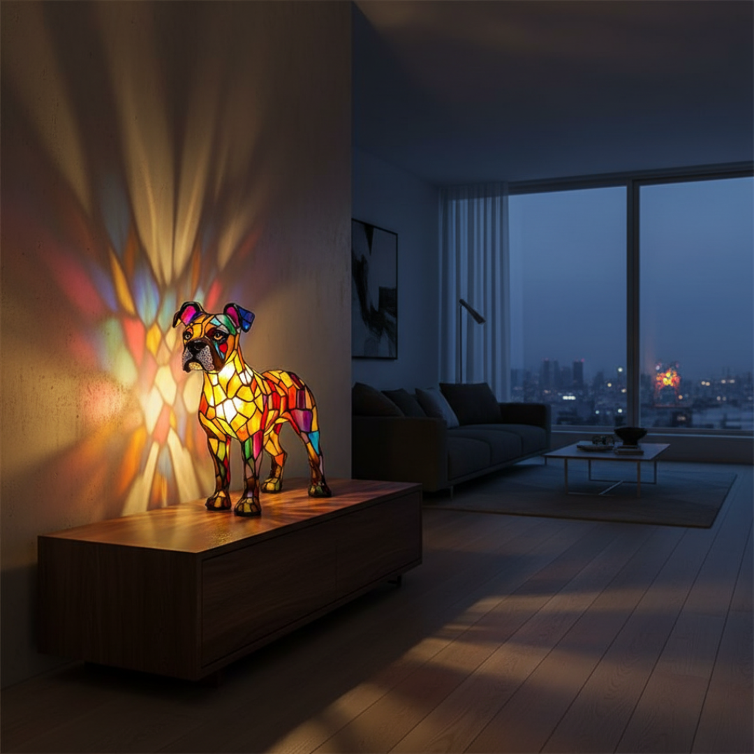 Mia Ottawa - Geometric Boxer Lamp