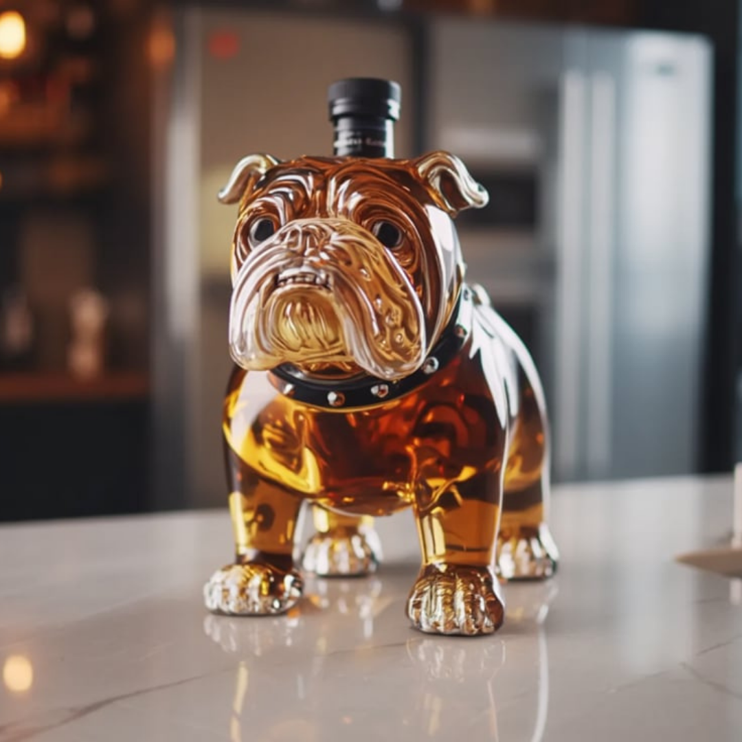 Mia Ottawa - Bulldog Whisky Flask
