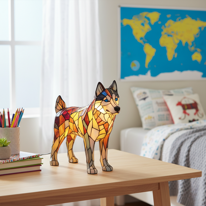 Mia Ottawa - Nala Stained Glass Lamp