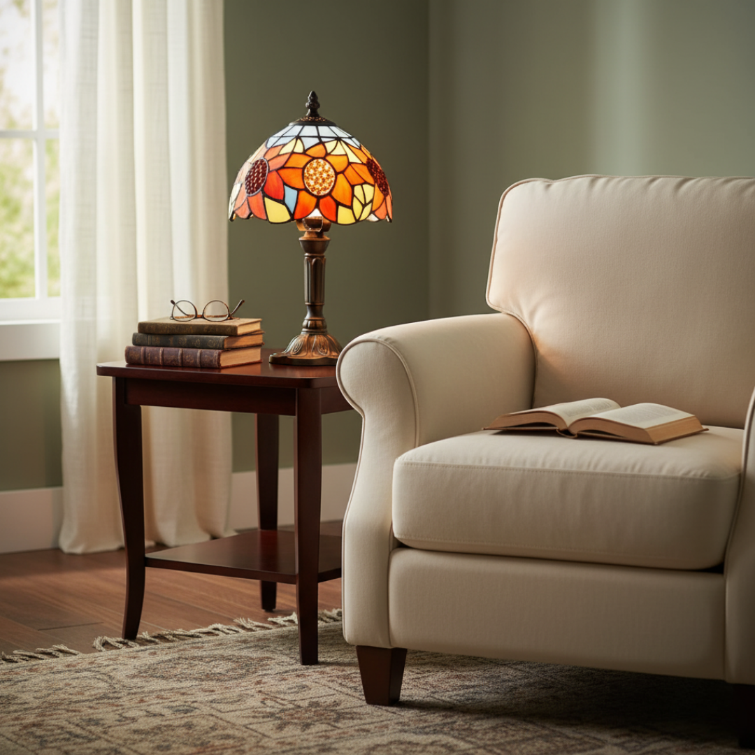 Mia Ottawa - Stained Glass Table Lamp