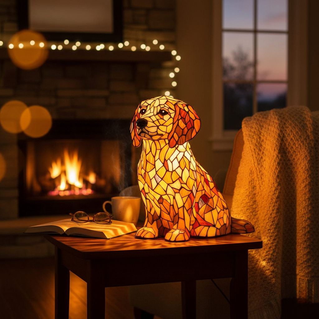 Mia Ottawa - Artistic Dog LED Lamp