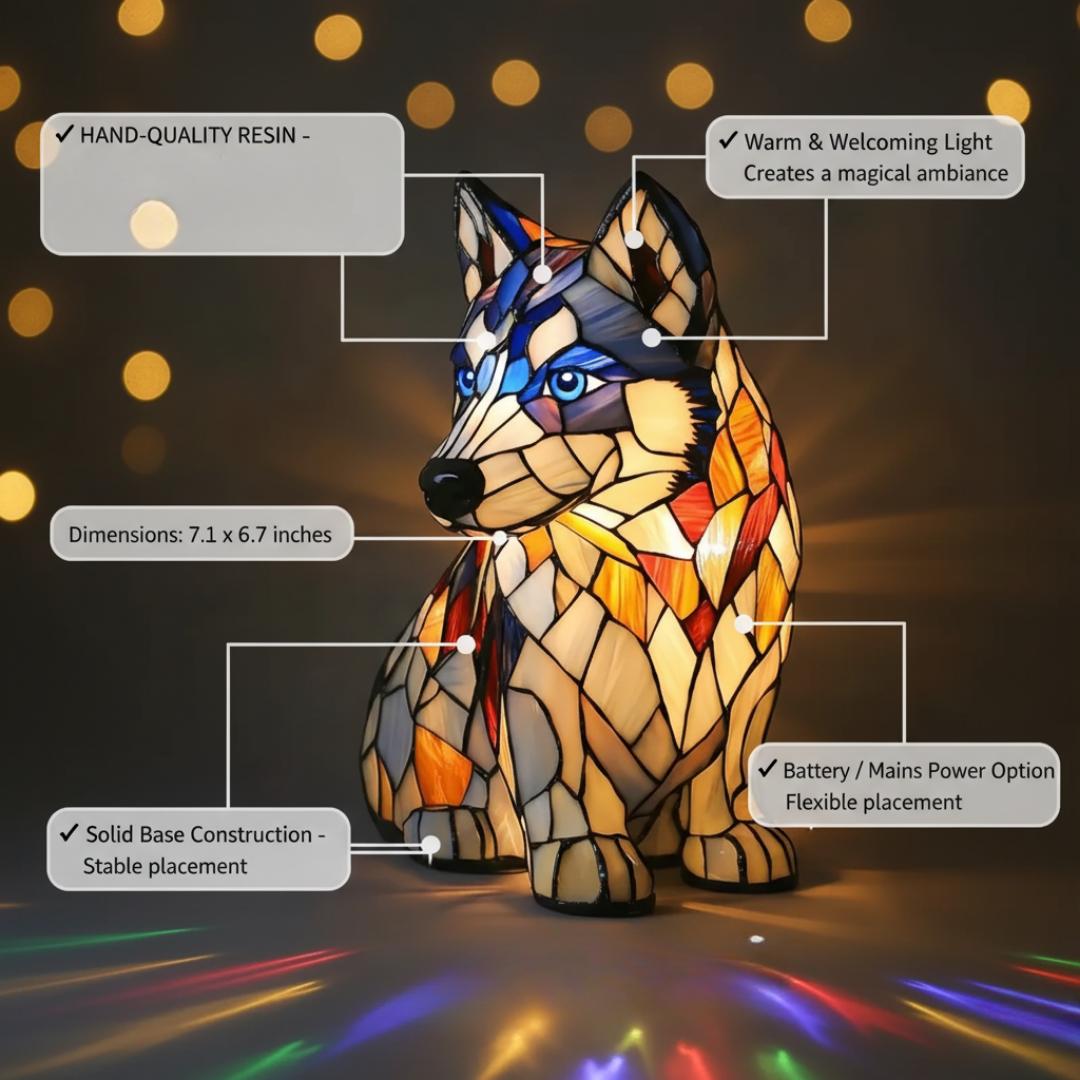 Mia Ottawa - Geometric Husky Lamp