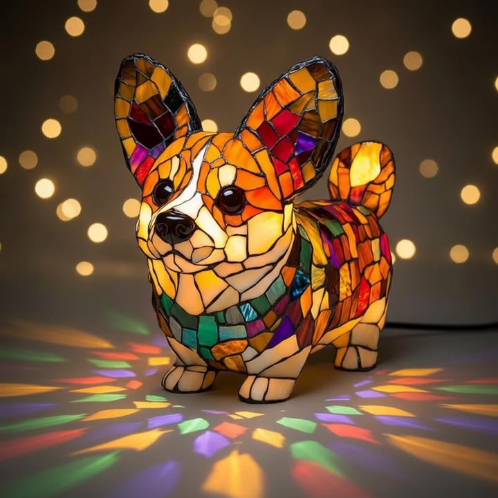 Mia Ottawa - Artistic Corgi Lamp