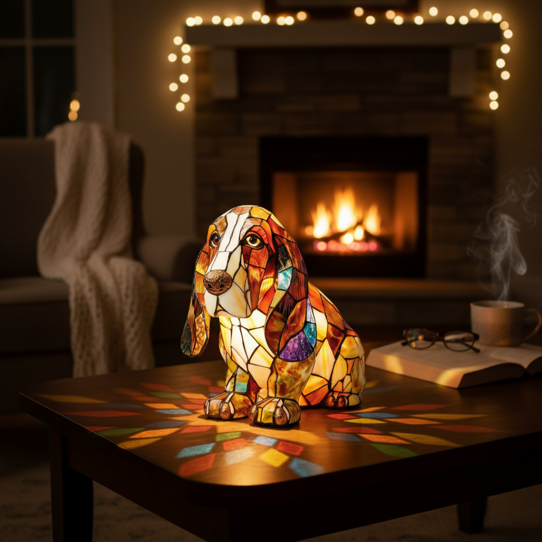 Mia Ottawa - Geometric Canine LED Lamp