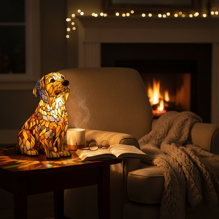 Mia Ottawa - Golden Retriever Lamp