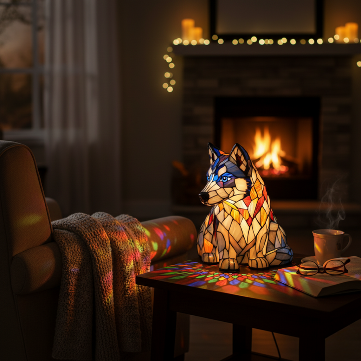 Mia Ottawa - Geometric Husky Lamp