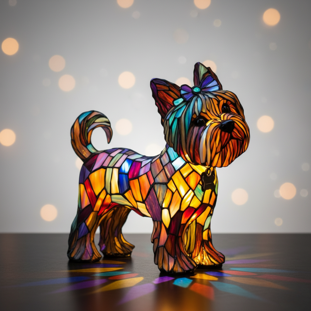 Mia Ottawa - Artistic LED Dog Figurine