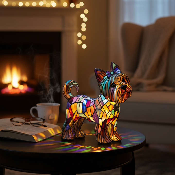Mia Ottawa - Artistic LED Dog Figurine