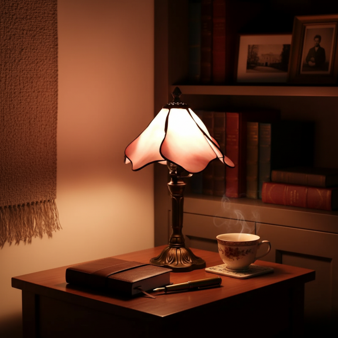 Mia Ottawa - Elegant Stained Glass Lamp