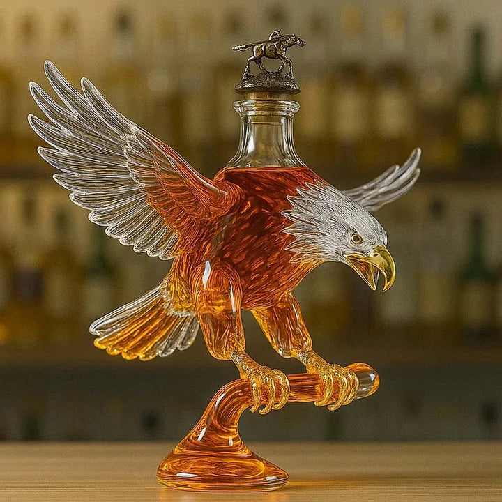 Mia Ottawa - Handcrafted Eagle Whiskey Decanter