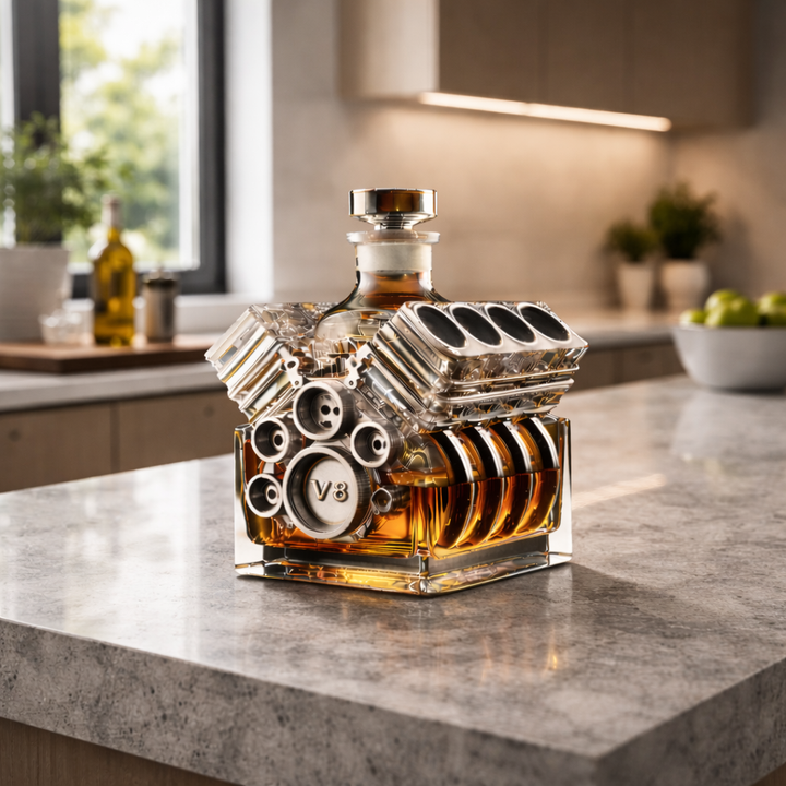 Mia Ottawa - Motor-Inspired Whisky Flask