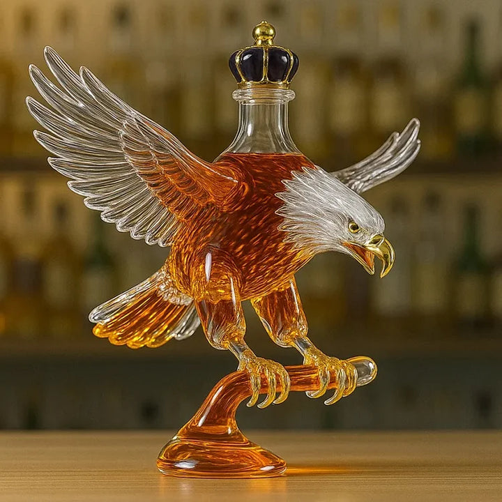 Mia Ottawa - Handcrafted Eagle Whiskey Decanter