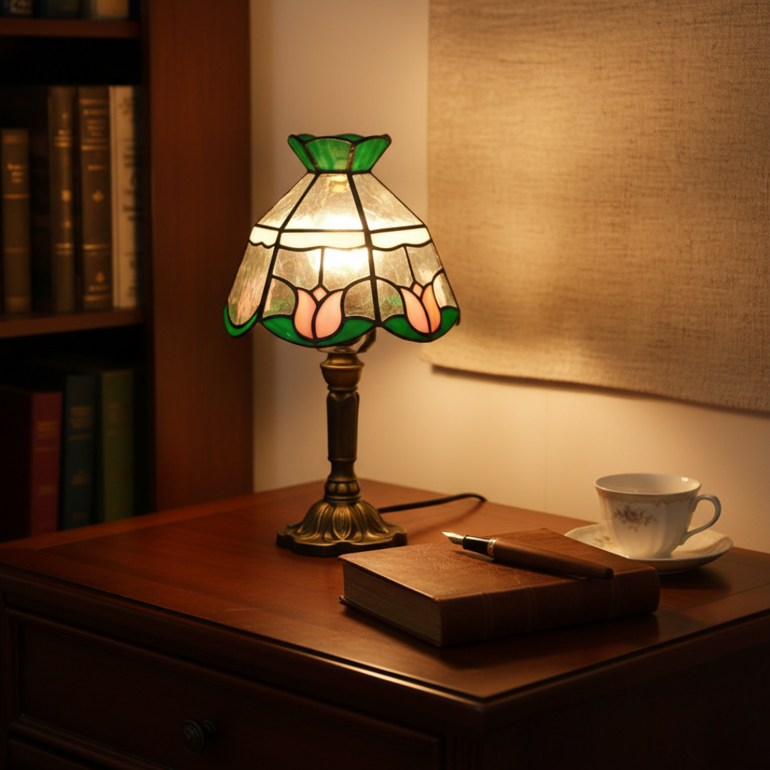 Mia Ottawa - Stained Glass Table Lamp