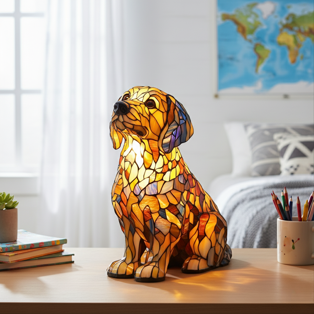 Mia Ottawa - Golden Retriever Lamp