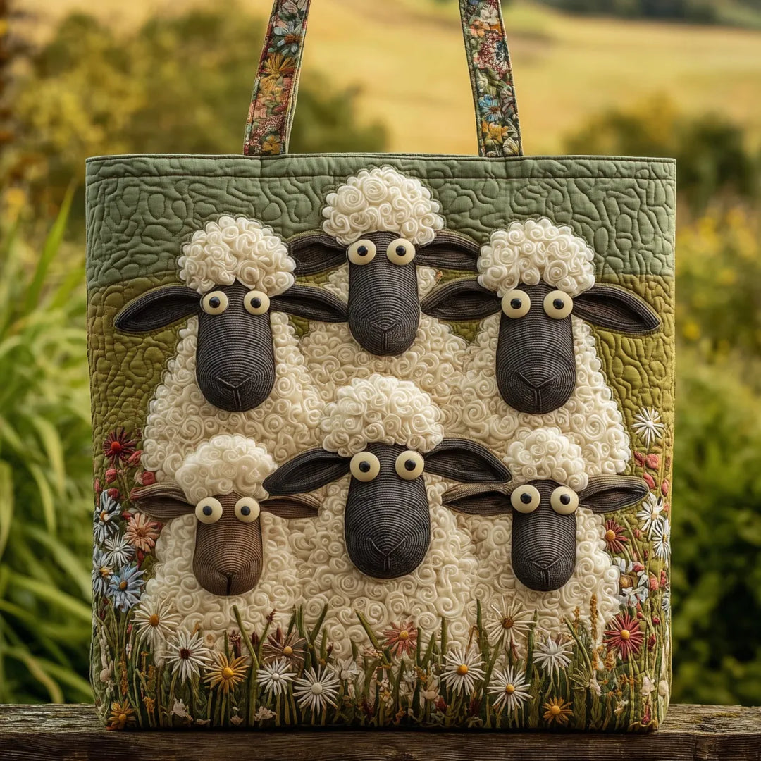 Mia Ottawa - Quilted Sheep Tote Bag