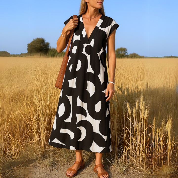 Anouk Abstract Maxi Dress