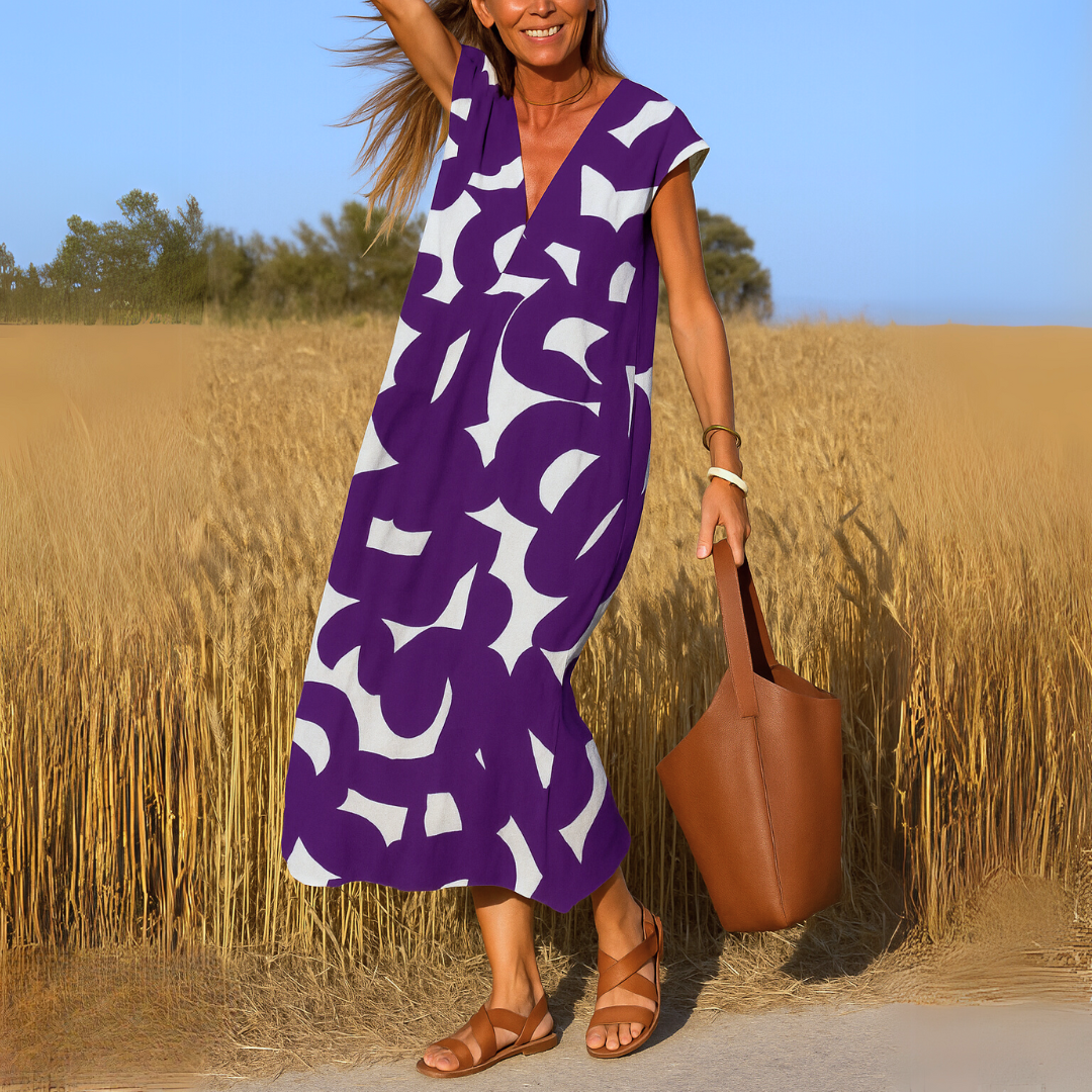 Anouk Abstract Maxi Dress