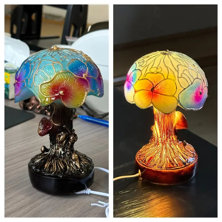 Mia Ottawa - Whimsical Mushroom Flower Lamp